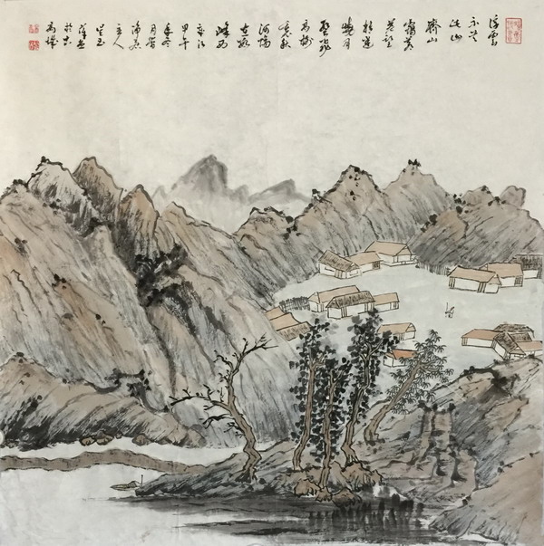 吴玉萍山水画